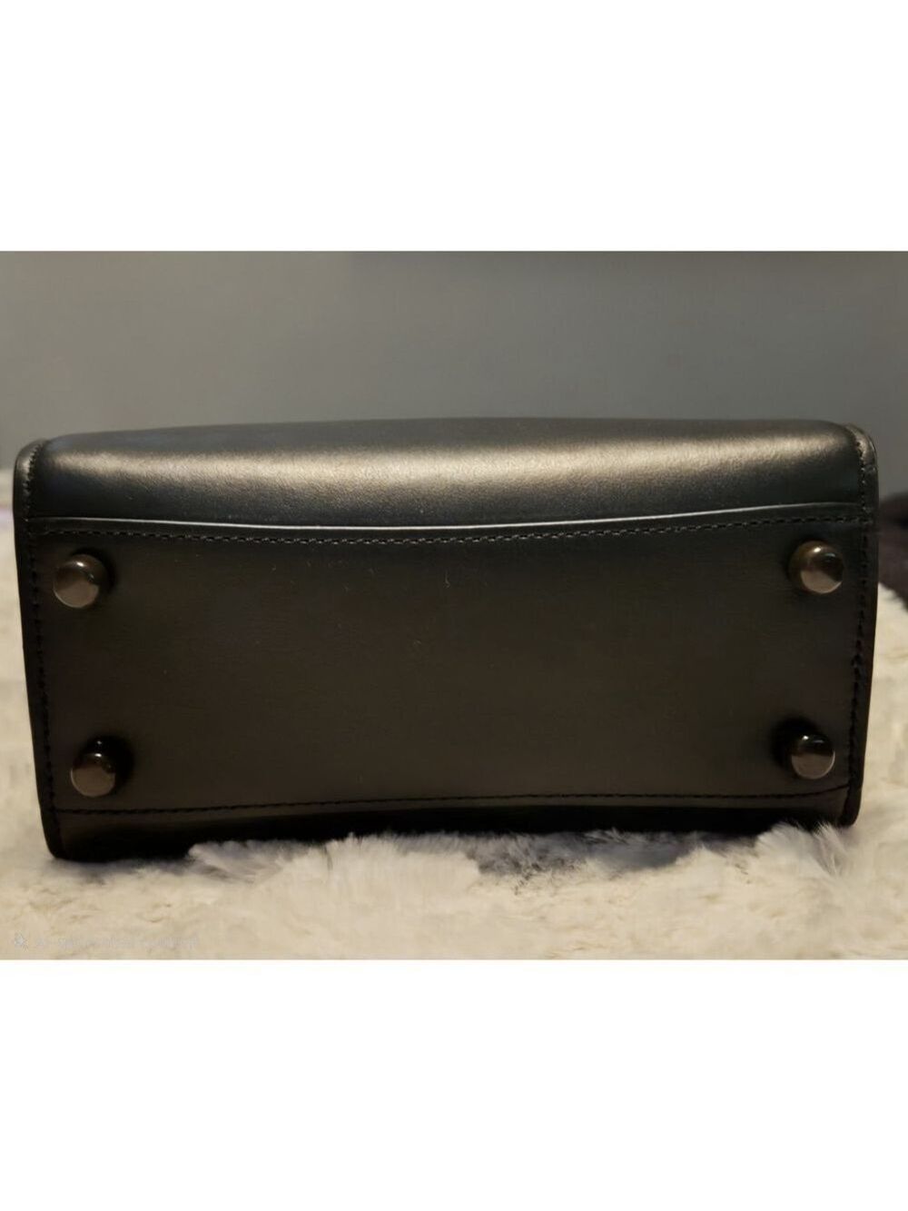NWOT Andrea Mini Carryall Blackout Set W/ Wallet And Signature C Bag Charm - Picture 15 of 16